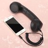 foto van Klassieke telefoonhoorn voor smartphone met 3.5 mm audio aansluiting