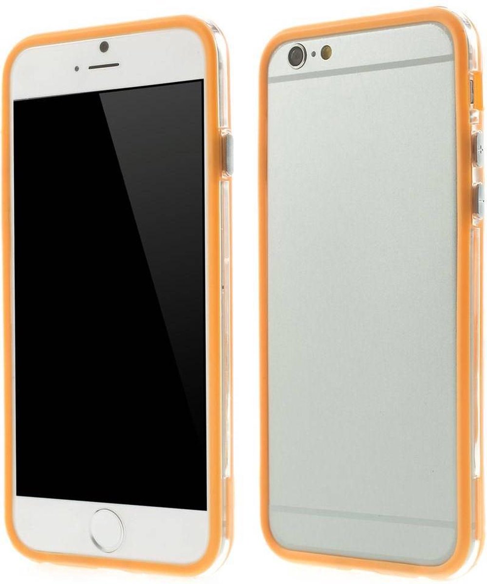 TPU Combo Bumper iPhone 6(s) - Oranje