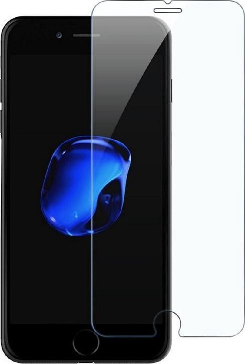 iPhone Glazen screenprotector iphone 7 or 8 geschikt voor Apple tempered glass | Gehard glas Screen beschermende Glas Cover Film - Merkloos