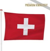 Zwitserse Vlag Zwitserland 100x150cm - Kwaliteitsvlag - Geschikt voor buiten