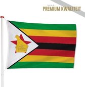 Zimbabwaanse Vlag Zimbabwe 200x300cm - Kwaliteitsvlag - Geschikt voor buiten