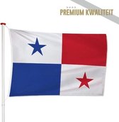 Panamese Vlag Panama 200x300cm - Kwaliteitsvlag - Geschikt voor buiten
