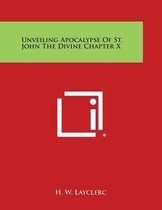 Unveiling Apocalypse of St. John the Divine Chapter X