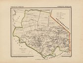 Historische kaart, plattegrond van gemeente Hoogland in Utrecht uit 1867 door Kuyper van Kaartcadeau.com