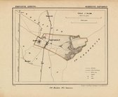 Historische kaart, plattegrond van gemeente Rijckholt in Limburg uit 1867 door Kuyper van Kaartcadeau.com