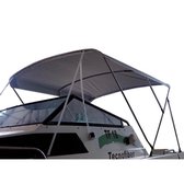 RVS Biminitop sportline/Zwart L 200 cm x B 170-185 cm x H 140 cm