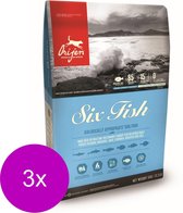 Orijen Whole Prey Six Fish Dog Sardines&Makreel - Hondenvoer - 3 x 2 kg