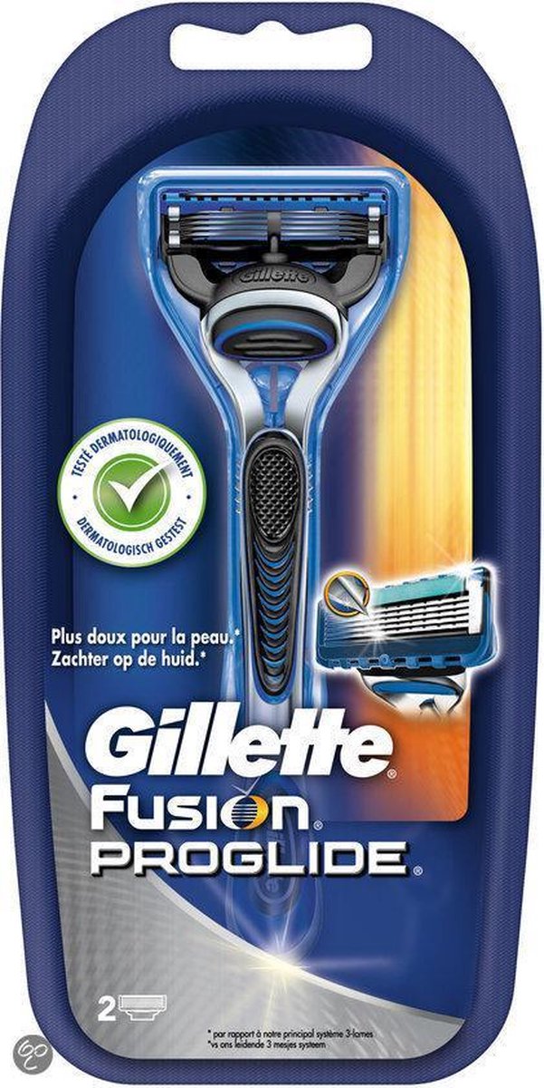 Бритвенный станок Gillette Fusion proglide + 2касс. подставка (7702018010035)