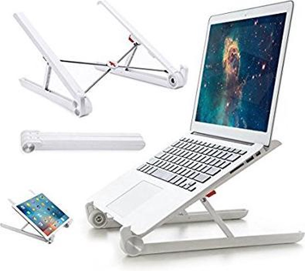 Tstar Universele Laptopstandaard - Verstelbaar - Wit