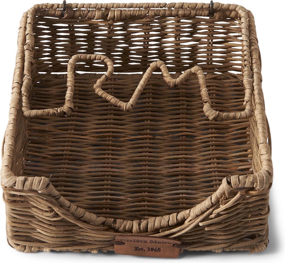 Uitvoerder Beschikbaar Afscheiden Rivièra Maison Rustic Rattan Napkin Holder - Servethouder - Rattan - Bruin  | bol.com