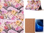 Tablet Book Case met sluiting voor Samsung Galaxy Tab A 10,1 inch T580 - Margrietjes