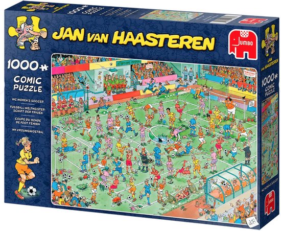 Jan van Haasteren WK Vrouwenvoetbal puzzel - 1000 Stukjes - Jan van Haasteren