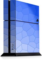 Playstation 4 Console Skin Cells Blauw Sticker