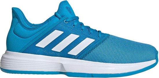 adidas Game Court Tennis Sportschoenen - Maat 44 2/3 - Mannen - blauw/wit |  bol.com