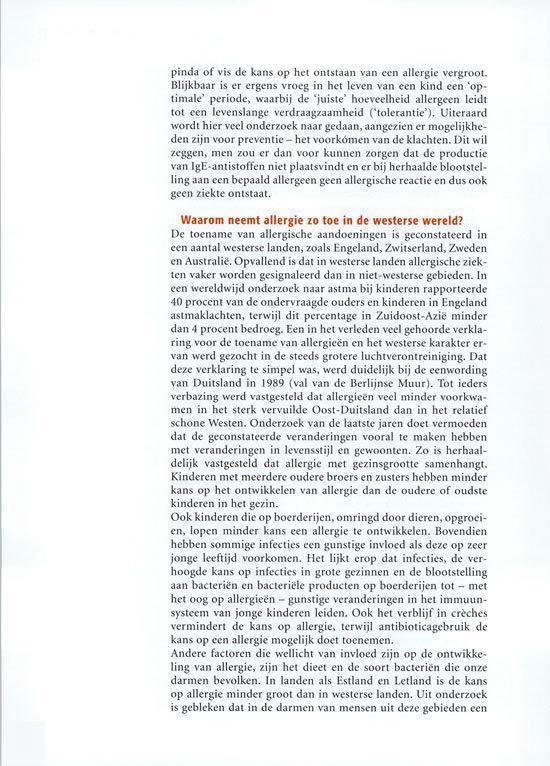 Kinderen en allergie