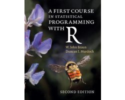 Omslag van A First Course in Statistical Programming with R