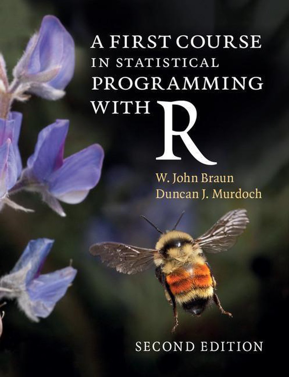 Omslag van A First Course in Statistical Programming with R