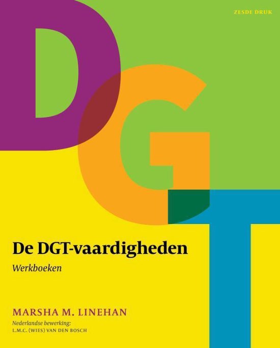 De DGT-vaardigheden - Werkboeken - M.M. Linehan | Tiliboo-afrobeat.com
