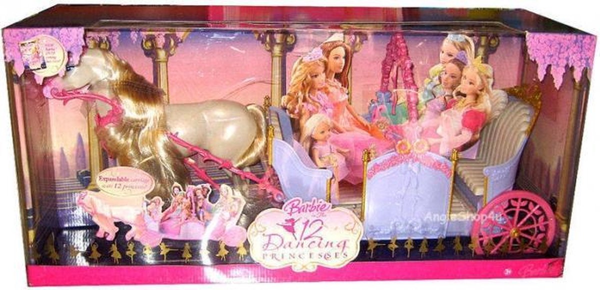 Geleend Wonen Whitney Barbie Dansende Prinsessen koets | bol.com