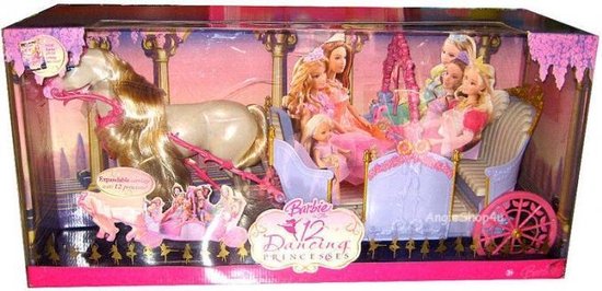 plakboek Klaar Vooravond Barbie Dansende Prinsessen koets | bol.com
