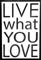 Plaque murale Live What You Love