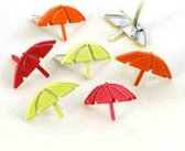 Paraplu Splitpennen - Rood, Groen, Oranje - 18 stuks