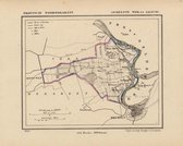 Historische kaart, plattegrond van gemeente Wijk en Aalburg in Noord Brabant uit 1867 door Kuyper van Kaartcadeau.com