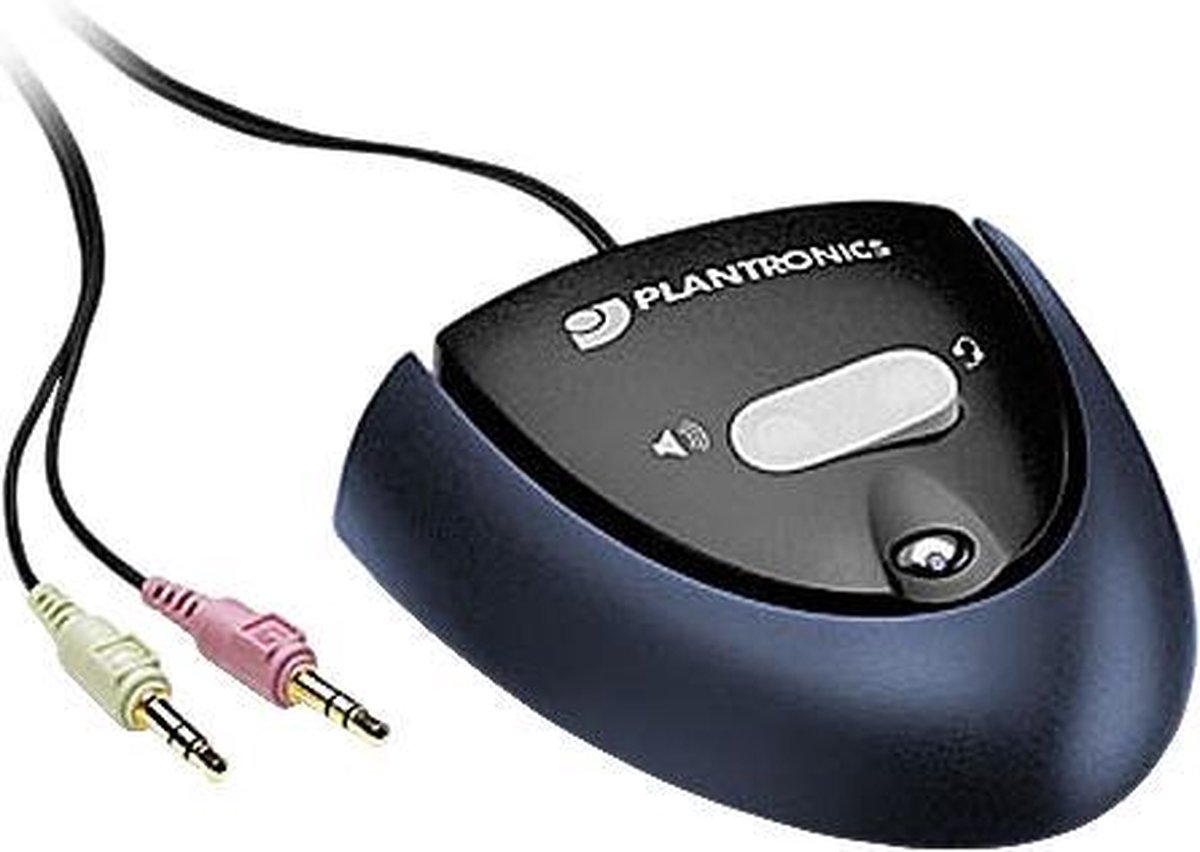 Plantronics .Audio Switch tussen Speakers en Headset