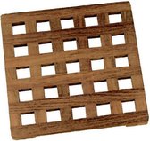 ARC Marine teakhouten Onderzetter 20 x 20 cm