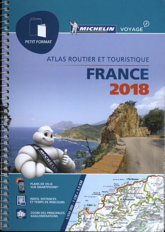 Atlas Michelin (klein formaat) Frankrijk 2018 - none | Tiliboo-afrobeat.com