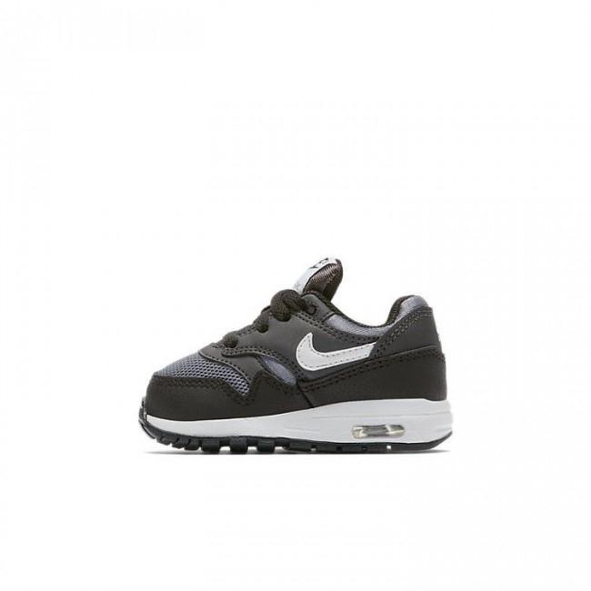 Nike Air Max 1 Kids - Sneakers - Zwart/Grijs/Wit - Kinderen - Maat 18/19 |  bol.com