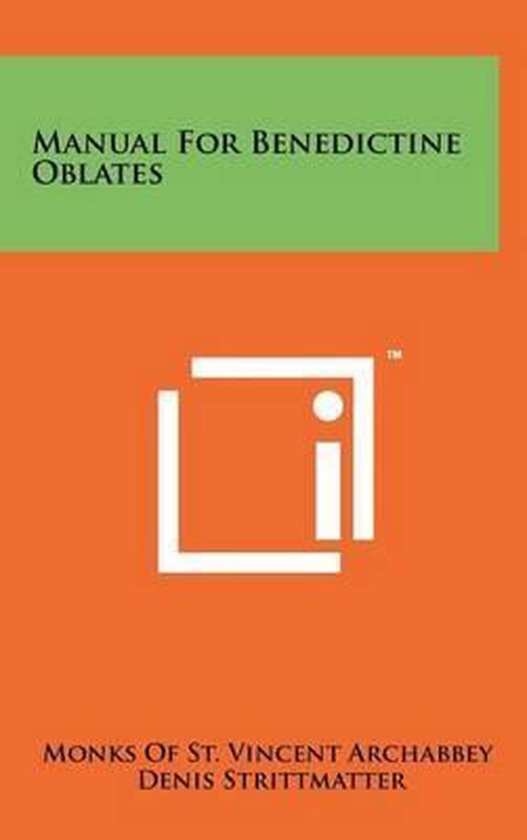 Manual for Benedictine Oblates