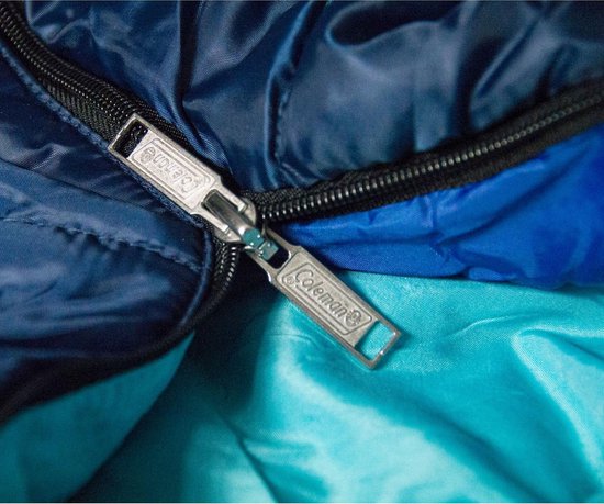 Coleman Fision 100 Mummy Slaapzak - 208 x 81 cm - Blauw van Coleman — afbeelding 2