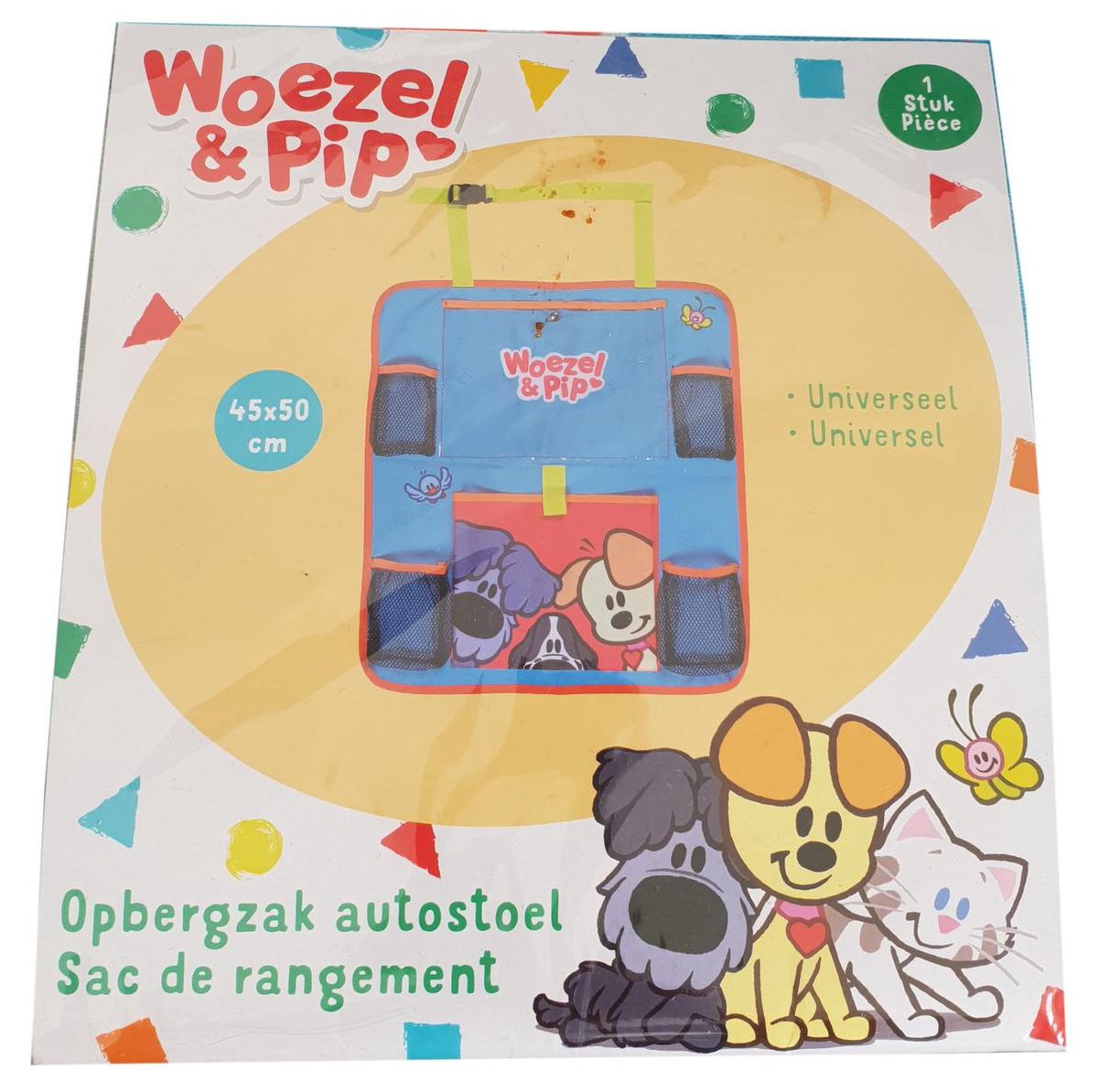 Woezel & Pip opbergzak autostoel - Auto organizer | bol.com