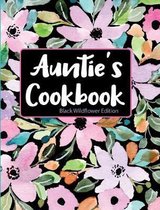 Auntie's Cookbook Black Wildflower Edition