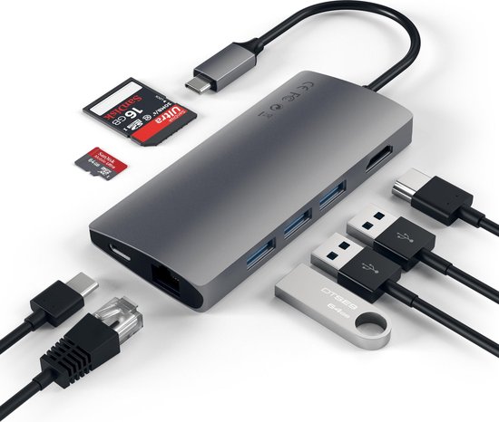 Satechi TYPE-C Multi-Port Adapter 4K Ethernet v2