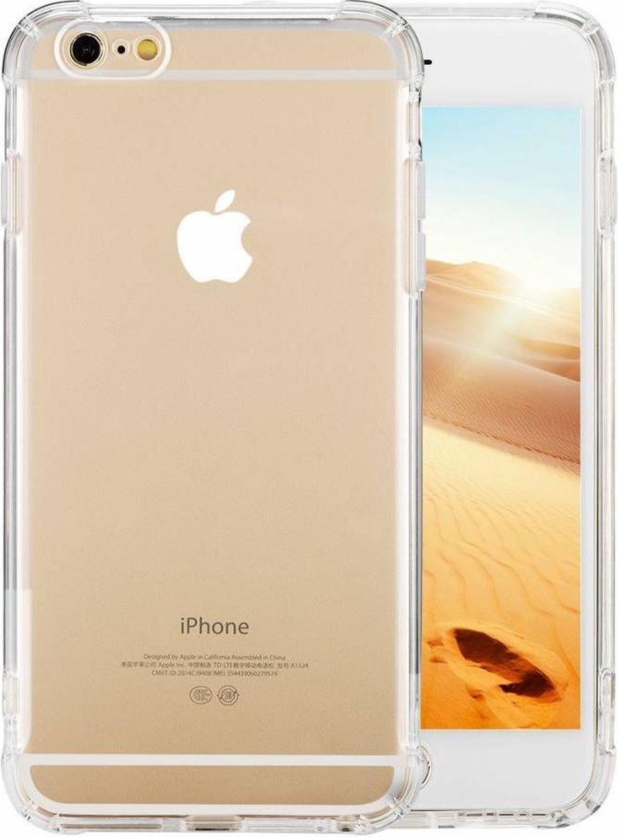 Backcover Shockproof TPU voor Apple iPhone 8/7 Transparant
