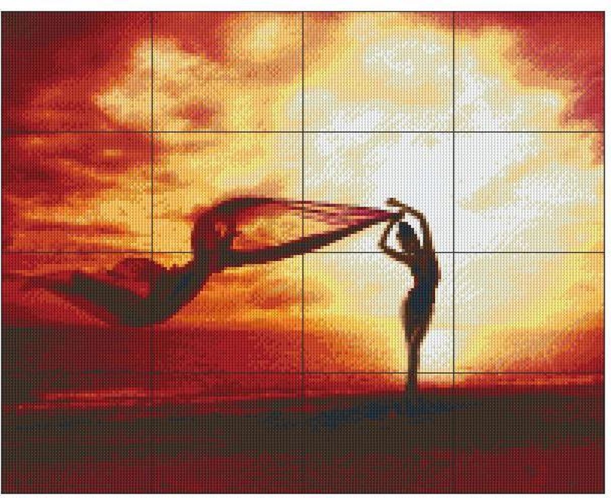 PIXELHOBBY AVONDROOD - DST51320474 - 16PLATEN - 270MATJES