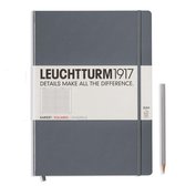 Leuchtturm1917 Notitieboek XL - Master Slim Geruit - Antraciet