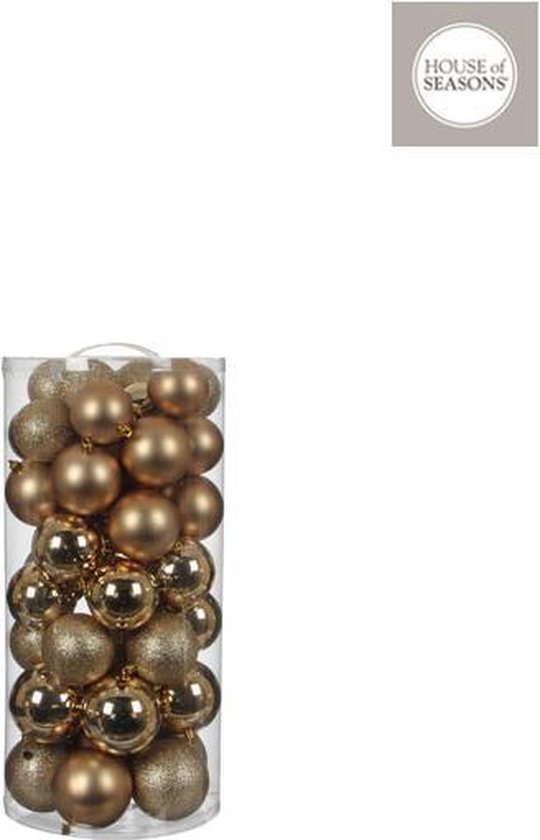 rek Kauwgom prototype Kerstballen Champagne, 48 stuks | bol.com