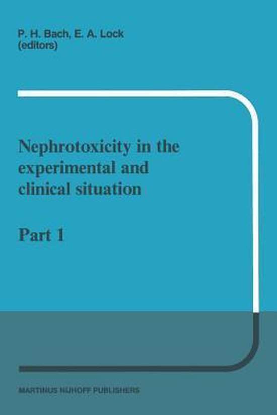 Developments in Nephrology19-20- Nephrotoxicity in the exper ... - cover