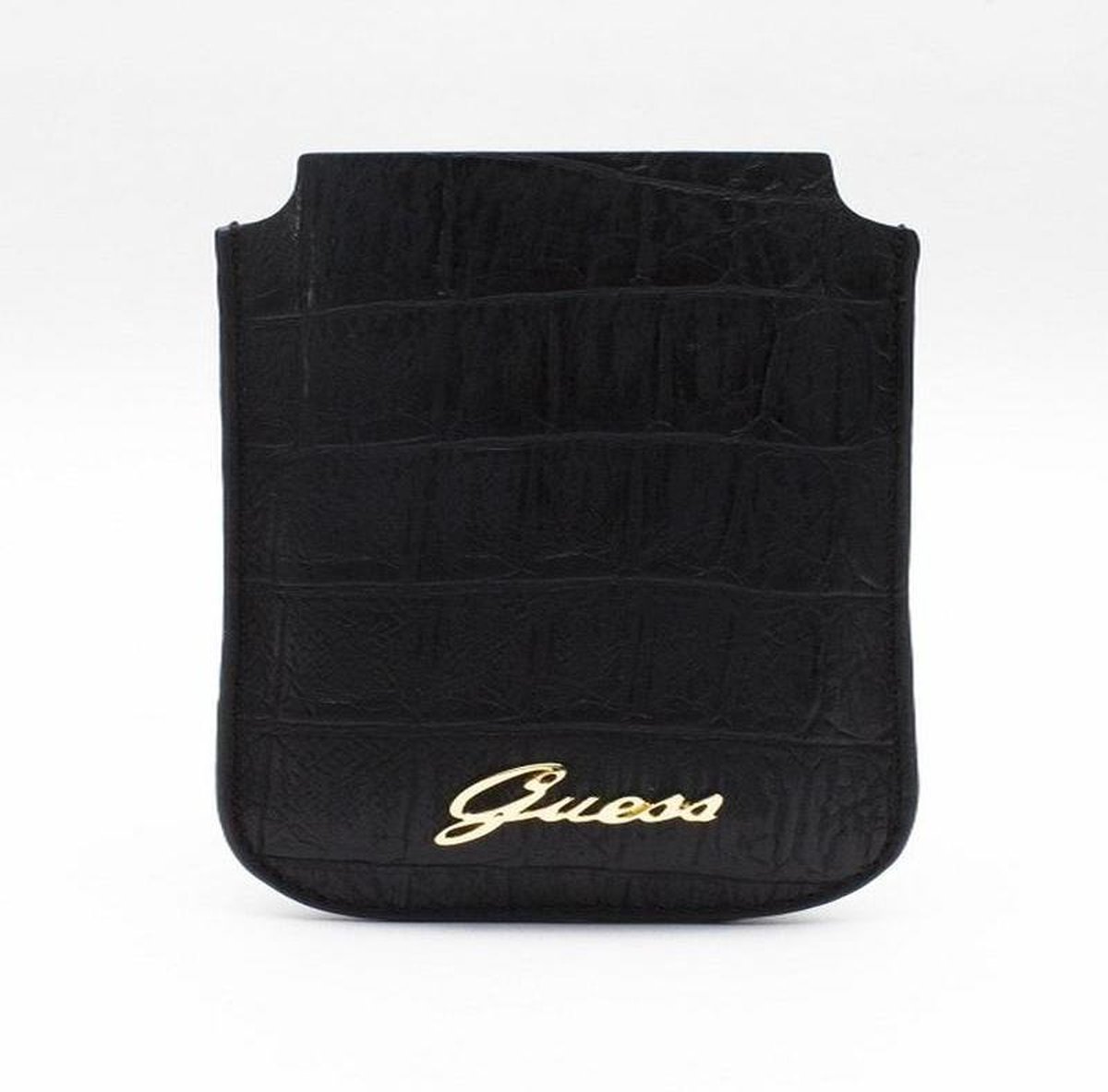 Guess Samsung Galaxy S III Pouch - Zwart Matte Crocodile