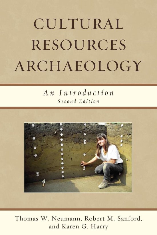 Cultural Resources Archaeology - cover