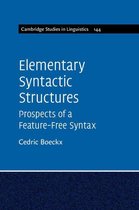Cambridge Studies in Linguistics 144 - Elementary Syntactic Structures