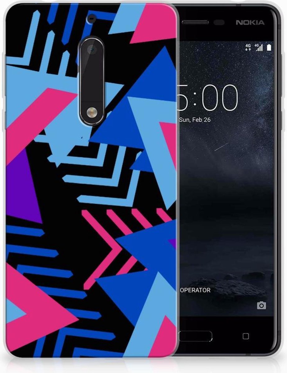 Nokia 5 TPU Hoesje Funky Triangle