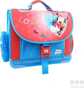 Disney Minnie Mouse Boekentas | Kinderen - Meisjes | Rood - blauw