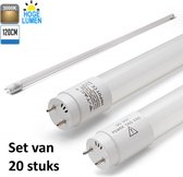 LED Buis High Lumen 120CM 3000K |Warm Wit | set van 20 stuks