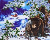 Diamond Dotz® Rambling Bear - Diamond Painting (60x49,5 cm)