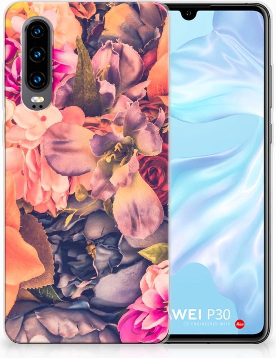 Huawei P30 TPU Case Bosje Bloemen