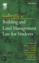 Galbraith's Building And Land Management Law For Students